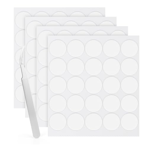 LLPT Doppelseitige Klebepunkte Transparente Runde | 100 Stück | 25MM | Entfernbare Nano-Aufkleber | Super Sticky Wasserfeste Keine Spuren | für DIY-Heimdekoration (ND25100) von LLPT