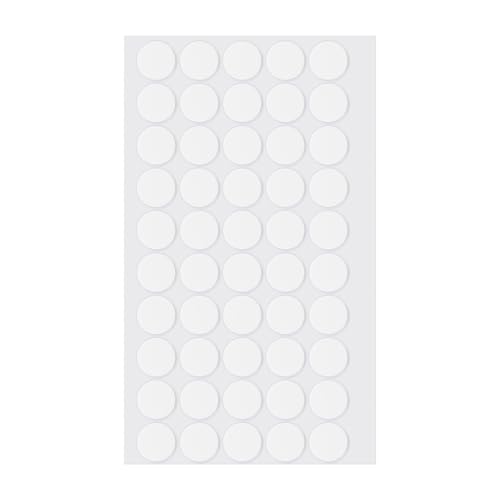 LLPT Doppelseitige Klebepunkte Transparente Runde | 50 Stück | 15MM | Entfernbare Nano-Aufkleber | Super Sticky Wasserfeste Keine Spuren | für DIY-Heimdekoration (ND050) von LLPT