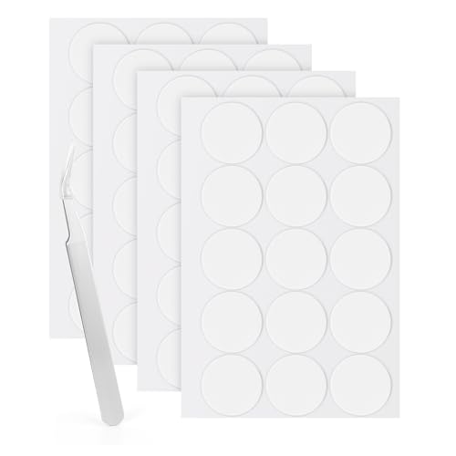 LLPT Doppelseitige Klebepunkte Transparente Runde | 60 Stück | 30MM | Entfernbare Nano-Aufkleber | Super Sticky Wasserfeste Keine Spuren | für DIY-Heimdekoration (ND3060) von LLPT