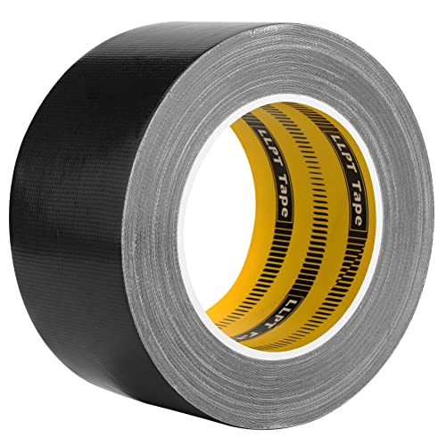 LLPT Klebeband Gewebeband Premium-Qualität 60 mm x 30 m x 0,23 mm Rückstandsfreier, Starker Klebstoff Farbe Schwarz(DT242) von LLPT