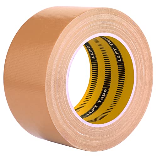 LLPT Klebeband Gewebeband Premium-Qualität 60 mm x 30 m x 0,23 mm Rückstandsfreier, Starker Klebstoff Farbe Braun(DT241) von LLPT