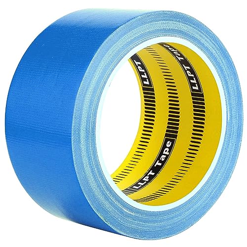 LLPT Klebeband Panzertape Gewebeklebeband | Farbiges Klebeband Geeignet für DIY Handwerk Dekoration für den Innen- und Außenbereich, | 1 Rollen 50MM x 14M | Blau (DT501BL) von LLPT