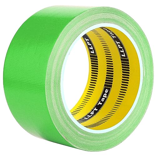 LLPT Klebeband Panzertape Gewebeklebeband | Farbiges Klebeband Geeignet für DIY Handwerk Dekoration für den Innen- und Außenbereich| 1 Rollen 50MM x 14M | Grün (DT501GN) von LLPT