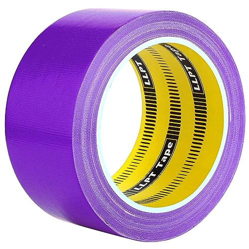 LLPT Klebeband Panzertape Gewebeklebeband | Farbiges Klebeband Geeignet für DIY Handwerk Dekoration für den Innen- und Außenbereich | 1 Rollen | 50MM x 14M | Lila (DT501PP) von LLPT