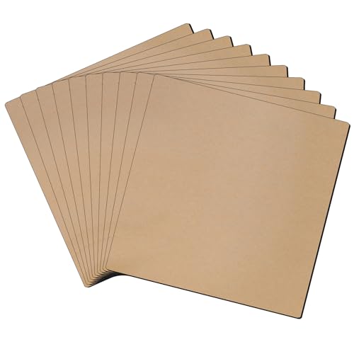 LLPT Magnetfolie Klebrig | Flexible Kühlschrank-Magnetfolie, klebriges Magnetpapier | für Fotos Bilder Bildung DIY Basteln Schilder(MSA5510) | 10 Stück | 12.7CM x 12.7CM von LLPT