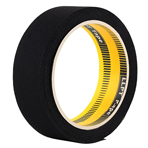 LLPT Nahtdichtband zum Aufbügeln Wasserdicht 30mm*5m*0.15mm, Patch-Reparaturband für Neoprenanzüge Trockentauchanzüge, Angelanzüge Industriestandard Trägermaterial Farbe Schwarz(IR1265) von LLPT