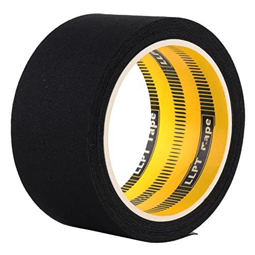 LLPT Nahtdichtband zum Aufbügeln Wasserdicht 51mm*5m*0.15mm, Patch-Reparaturband für Neoprenanzüge Trockentauchanzüge, Angelanzüge Industriestandard Trägermaterial Farbe Schwarz(IR2065) von LLPT