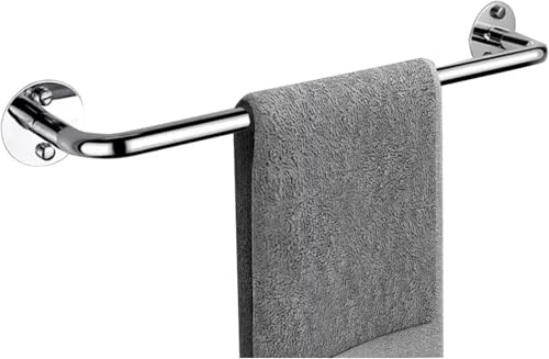 Handtuchhalter fürs Badezimmer aus Edelstahl, Wandmontage, 30 60 cm, mit Schrauben, Silber-Finish, Handtuchhalter für Küche und Bad, 130 cm Länge Handtuchhalter fürs Badezimmer aus Edelstahl, Wandmontage, 30 60 cm, mit Schrauben, Silber-Finish, Handtuchhalter für Küche und Bad, 130 cm Länge von LLQAI