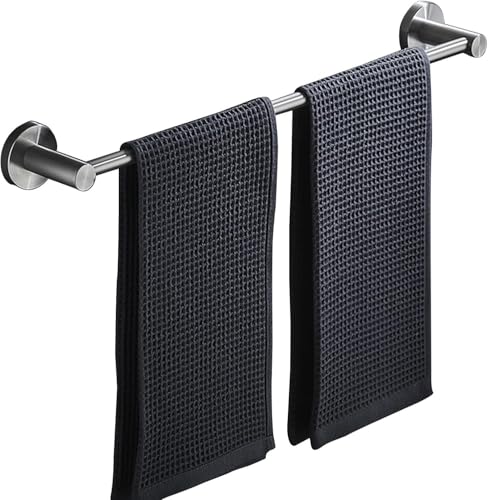 LLQAI Handtuchhalter fürs Badezimmer mit Einzelstange, Wandmontage, Küchenregal, poliertes Silber-Finish, 110 cm LLQAI Handtuchhalter fürs Badezimmer mit Einzelstange, Wandmontage, Küchenregal, poliertes Silber-Finish, 110 cm von LLQAI