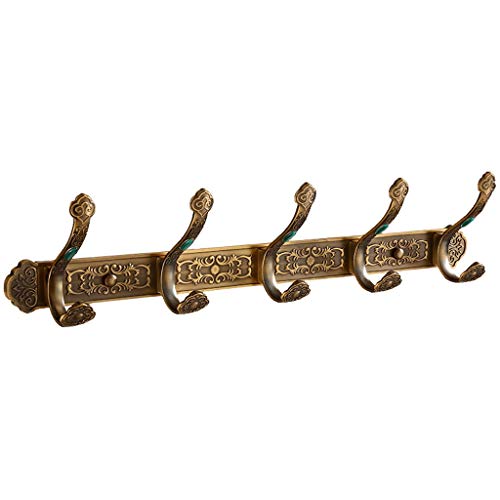 LLQAI Kleiderhaken Wandgarderobe Retro Wandgarderobe Zinklegierung Kleiderbügel Handtuch Kleiderhaken Wohnzimmer Kreative Wandgarderobe Kleiderbügel (5 Haken LLQAI Kleiderhaken Wandgarderobe Retro Wandgarderobe Zinklegierung Kleiderbügel Handtuch Kleiderhaken Wohnzimmer Kreative Wandgarderobe Kleiderbügel (5 Haken von LLQAI