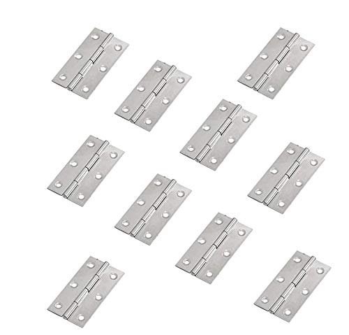 10 PCS Edelstahl Home Möbel Hardware Tür Scharnier Lange 55 mm x 34 mm von LLRY