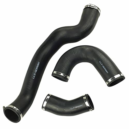 3x Turboschlauch Ladeluftschlauch Kompatibel mit Jeep Cherokee - Jeep Liberty 2.8 CRD EEP/KK/016A SET von LLS