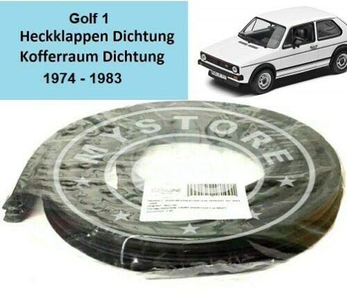 Heckklappendichtung Kompatibel mit V.W. Golf 1 Gummidichtung Kofferraum Dichtung Heck 1974-1983 171827705C von LLS