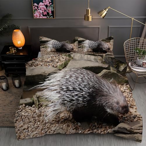 LLSZAHD BettwäSche 135x200 Schwein Mikrofaser Bettbezug 135 x 200 Set mit 80x80 cm Kissenbezug, BettwäSche-Sets Stachelschwein bügelfrei für Einzelbetten mit ReißVerschluss LLSZAHD BettwäSche 135x200 Schwein Mikrofaser Bettbezug 135 x 200 Set mit 80x80 cm Kissenbezug, BettwäSche-Sets Stachelschwein bügelfrei für Einzelbetten mit ReißVerschluss von LLSZAHD