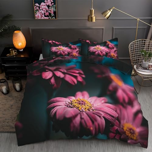 LLSZAHD BettwäSche 155x220 GäNseblüMchen Bettbezug 155x220 3 Teilig mit ReißVerschluss Blumen Weich und bügelfrei BettwäSche-Sets - WendebettwäSche mit 2 Kissenbezug 80x80 LLSZAHD BettwäSche 155x220 GäNseblüMchen Bettbezug 155x220 3 Teilig mit ReißVerschluss Blumen Weich und bügelfrei BettwäSche-Sets - WendebettwäSche mit 2 Kissenbezug 80x80 von LLSZAHD