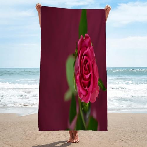 LLSZAHD Mikrofaser Handtuch 3D Rose Strandtuch Groß 70x150cm Mikrofaser Strandtuch HandtüCher Schnelltrocknend-Ultra Leicht Sandfreies Strandhandtuch StrandtüCher LLSZAHD Mikrofaser Handtuch 3D Rose Strandtuch Groß 70x150cm Mikrofaser Strandtuch HandtüCher Schnelltrocknend-Ultra Leicht Sandfreies Strandhandtuch StrandtüCher von LLSZAHD