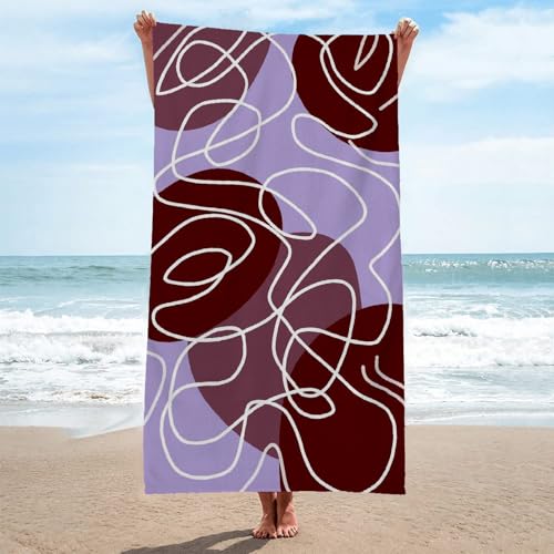 LLSZAHD Mikrofaser Handtuch 3D Strichzeichnung Strandtuch Groß 70x150cm Mikrofaser Strandtuch HandtüCher Schnelltrocknend-Ultra Leicht Sandfreies Strandhandtuch StrandtüCher LLSZAHD Mikrofaser Handtuch 3D Strichzeichnung Strandtuch Groß 70x150cm Mikrofaser Strandtuch HandtüCher Schnelltrocknend-Ultra Leicht Sandfreies Strandhandtuch StrandtüCher von LLSZAHD