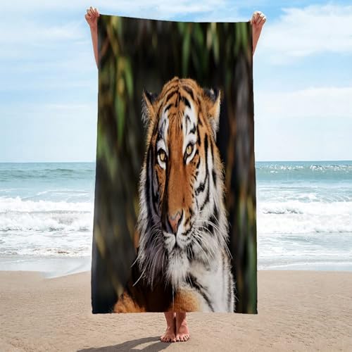 LLSZAHD Mikrofaser Handtuch 3D Tiger Strandtuch Groß 70x150cm Mikrofaser Strandtuch HandtüCher Schnelltrocknend-Ultra Leicht Sandfreies Strandhandtuch StrandtüCher LLSZAHD Mikrofaser Handtuch 3D Tiger Strandtuch Groß 70x150cm Mikrofaser Strandtuch HandtüCher Schnelltrocknend-Ultra Leicht Sandfreies Strandhandtuch StrandtüCher von LLSZAHD