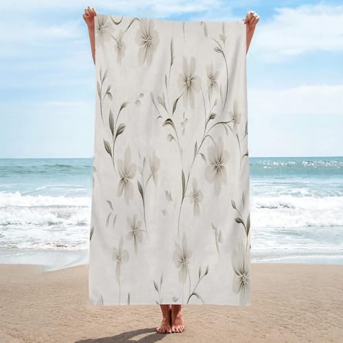 LLSZAHD Strandtuch Groß 100x200 Pflanzen StrandtüCher Groß Mikrofaser Strandtuch HandtüCher Schnelltrocknend-Ultra Leicht Sandfreies Strandhandtuch StrandtüCher LLSZAHD Strandtuch Groß 100x200 Pflanzen StrandtüCher Groß Mikrofaser Strandtuch HandtüCher Schnelltrocknend-Ultra Leicht Sandfreies Strandhandtuch StrandtüCher von LLSZAHD