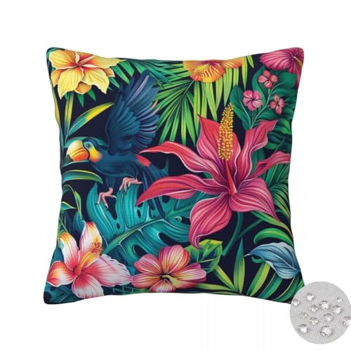 2er Set Kissenbezug 40x40 cm Outdoor Kissenhülle Wasserdichte Sofakissen Vegetativ Gedruckte dekokissen Blume Couch Kissen Outdoorkissen für Sofa Balkon Terrasse Garten Bauernhause Dekorativ -FS566 2er Set Kissenbezug 40x40 cm Outdoor Kissenhülle Wasserdichte Sofakissen Vegetativ Gedruckte dekokissen Blume Couch Kissen Outdoorkissen für Sofa Balkon Terrasse Garten Bauernhause Dekorativ -FS566 von LLWYH