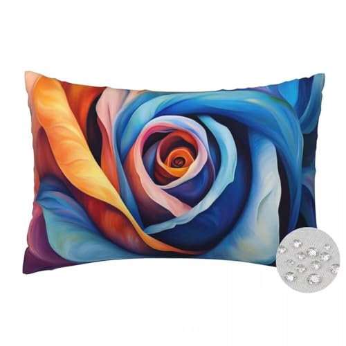 LLWYH Kissenbezug 50x80 cm 2er Set Outdoor Kissen Blume Kissenbezüge Wasserfest Atmungsaktiv Sofakissen Rose Dekorative Kissenhülle Dekokissen für Balkon Terrasse Patio Garten Bauernhaus Dekor -FS562 LLWYH Kissenbezug 50x80 cm 2er Set Outdoor Kissen Blume Kissenbezüge Wasserfest Atmungsaktiv Sofakissen Rose Dekorative Kissenhülle Dekokissen für Balkon Terrasse Patio Garten Bauernhaus Dekor -FS562 von LLWYH