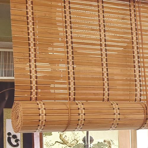Natürliche Bambus-Rollo Raffrollo,Breit Bambus Raffrollo,Natur Holzrollos,Anti-UV Wasserdicht Bambus Jalousien Sichtschutz Für Terrasse/Garten/Fenster/Tür/Küche Natürliche Bambus-Rollo Raffrollo,Breit Bambus Raffrollo,Natur Holzrollos,Anti-UV Wasserdicht Bambus Jalousien Sichtschutz Für Terrasse/Garten/Fenster/Tür/Küche von LLXNQ026