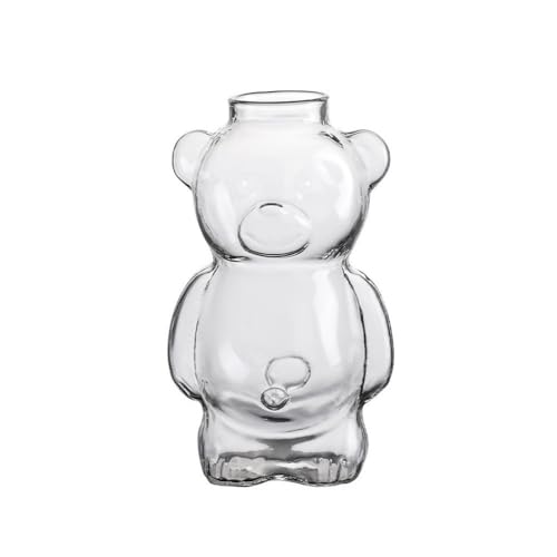 LLXTJJY Elegante Glasbecher 320 ml Cocktailbecher in Bärenform, neuartige Trinkgläser, Saft, Weinglas, transparentes Bierglas for Zuhause, Bar, Bar-Set Trinkgläser aus Glas von LLXTJJY