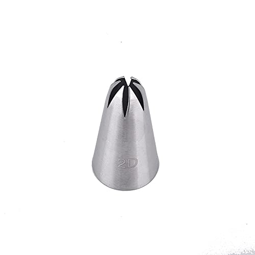 Spritztüllen-Set Rose Gebäck Düsen Kuchen Dekorieren Werkzeuge Blume Icing Piping Düse Creme Cupcake Tipps Backen Zubehör Spritztüllen(2D) von LLXTJJY