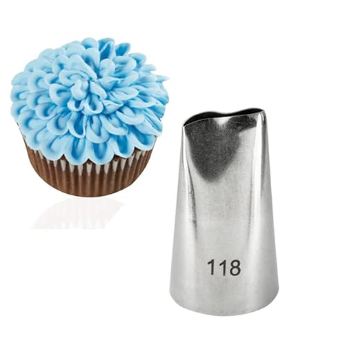 Spritztüllen-Set Stainless Steel Icing Piping Nozzles Cake Decorating Pastry Tip Sets Cupcake Tools Bakeware Spritztüllen von LLXTJJY