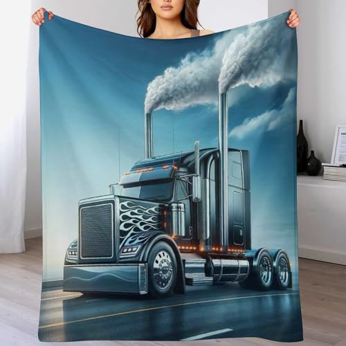 LLXXHH Decke LKW Decken Tagesdecke - Weiche Flannel Decke Sofadecke - Wohndecke Sofaüberwurf Bettüberwurf 150×200cm von LLXXHH