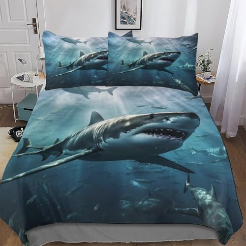 LLXXHH Hai Bettwäsche Bettbezug Und Kissenbezug, Mikrofaser Bettbezüge Deckenbezug Set 2teilig Für Erwachsene Teenager Kinder Single(135x200cm) von LLXXHH