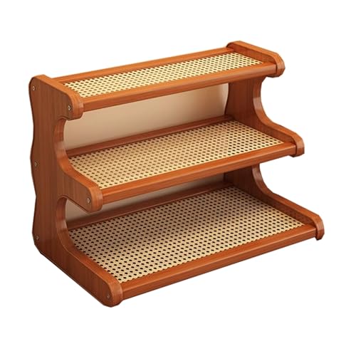 LLXYYD 3-stufiger Kaffeetassenhalter und Aufbewahrungsregal, multifunktionaler Schreibtisch-Organizer, für Wohnzimmer, Büro, Küche(50x19x31cm) von LLXYYD