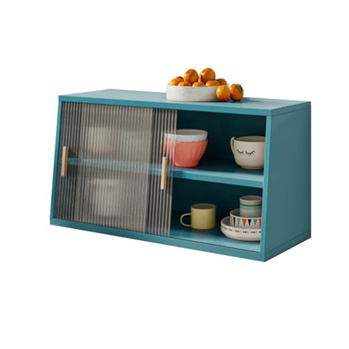 LLXYYD Tischschränke Sideboard, Wandschrank mit 2 Glasschiebetüren, Kleiner Küchenschrank, für Wohnzimmer, Essbereich und Badezimmer(Style A,Length 60) von LLXYYD