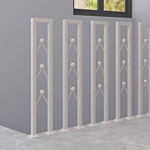 Handläufe Für Wandtrennwände U-förmiger Treppengeländer, Langlebige Stützsäulen Für Innen- Und Außenstützen Für Sicherheit Und Stil 1pcs(Wit,90cm) von LLYLAFDC