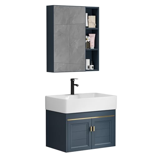 LLZJDDPLY Bathroom Furniture – Waschtisch mit Unterschrank und Spiegelschrank – Badmöbel Set for kleine bäder (Color : B, Size : 54.5x30cm/21.4x11.8in) von LLZJDDPLY