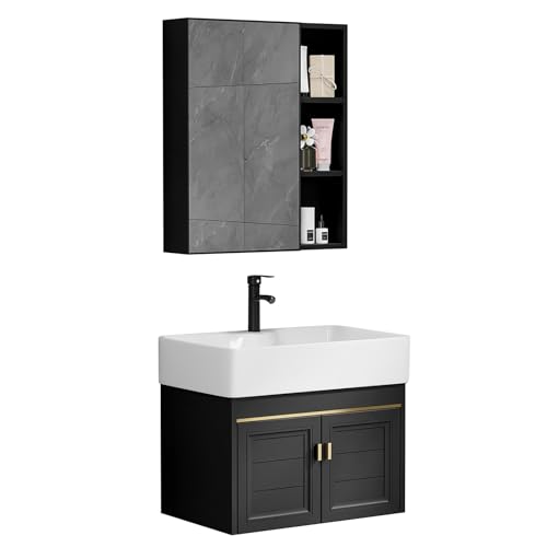 LLZJDDPLY Bathroom Furniture – Waschtisch mit Unterschrank und Spiegelschrank – Badmöbel Set for kleine bäder (Color : H, Size : 54.5x30cm/21.4x11.8in) von LLZJDDPLY