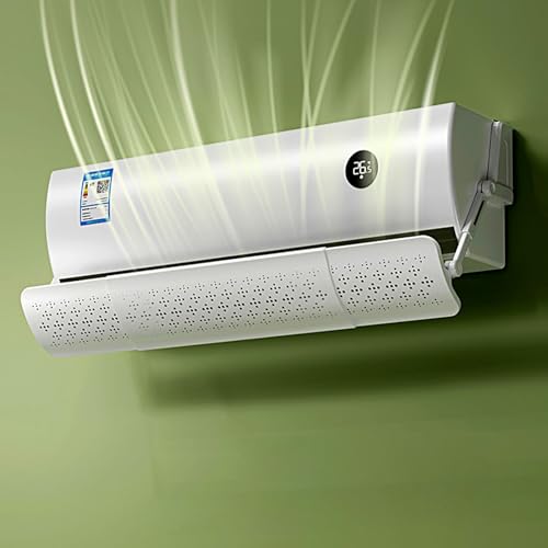 LLZJDDPLY Klimaanlage Windabweiser, Verstellbarer AC-Luftabweiser geeignet for Split-Klimaanlagen Verbessert Kühlung und Heizkreislauf von LLZJDDPLY
