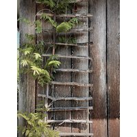 Rankgitter Gitter Strickleiter Pflanzen Garten Kletterpflanze Natur Holz Handmade Wood Wand Wachsen Wuchshilfe Gartengitter Landliebe von LLandLuft