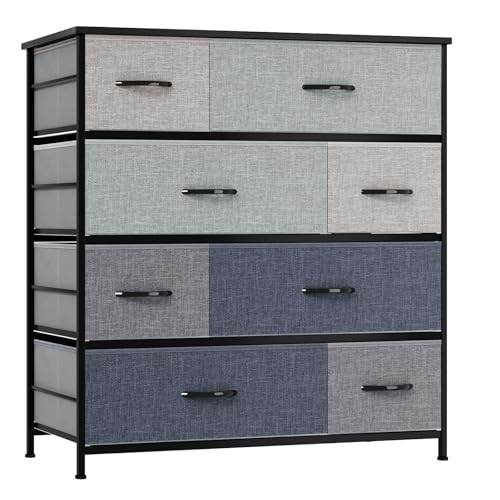 LLappuil Kommode mit 8 Schubladen grau von LLappuil