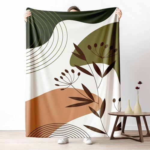 3D Fleecedecke Abstrakt Botanisch KuscheldeckeMinimalistisch Pflanze Flauschig & Weich Modern Blatt Wohndecke für Sofa, Bett, Couch, Warm und Gemütlich, 230x270 cm 3D Fleecedecke Abstrakt Botanisch KuscheldeckeMinimalistisch Pflanze Flauschig & Weich Modern Blatt Wohndecke für Sofa, Bett, Couch, Warm und Gemütlich, 230x270 cm von LLponhg