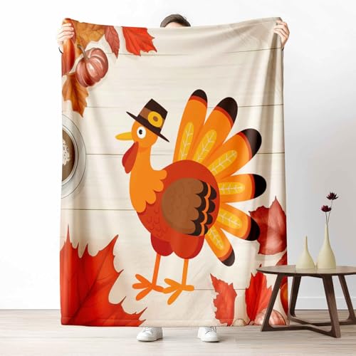 3D Fleecedecke Herbst Truthahn KuscheldeckeCartoon Ahornblatt Flauschig & Weich Feiertag Kürbis Wohndecke für Sofa, Bett, Couch, Warm und Gemütlich, 230x270 cm 3D Fleecedecke Herbst Truthahn KuscheldeckeCartoon Ahornblatt Flauschig & Weich Feiertag Kürbis Wohndecke für Sofa, Bett, Couch, Warm und Gemütlich, 230x270 cm von LLponhg