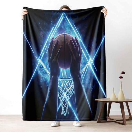 3D Fleecedecke Sport Basketball KuscheldeckeNeon Spiel Flauschig & Weich Weltraum Galaxy Wohndecke für Sofa, Bett, Couch, Warm und Gemütlich, 230x270 cm 3D Fleecedecke Sport Basketball KuscheldeckeNeon Spiel Flauschig & Weich Weltraum Galaxy Wohndecke für Sofa, Bett, Couch, Warm und Gemütlich, 230x270 cm von LLponhg