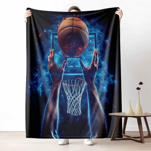 3D Fleecedecke Sport Basketball KuscheldeckeWeltraum Galaxy Flauschig & Weich Neon Spiel Wohndecke für Sofa, Bett, Couch, Warm und Gemütlich, 230x270 cm 3D Fleecedecke Sport Basketball KuscheldeckeWeltraum Galaxy Flauschig & Weich Neon Spiel Wohndecke für Sofa, Bett, Couch, Warm und Gemütlich, 230x270 cm von LLponhg