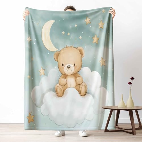 3D Fleecedecke Süß Bär KuscheldeckeCartoon Wolke Flauschig & Weich Aquarell Sternenhimmel Wohndecke für Sofa, Bett, Couch, Warm und Gemütlich, 230x270 cm 3D Fleecedecke Süß Bär KuscheldeckeCartoon Wolke Flauschig & Weich Aquarell Sternenhimmel Wohndecke für Sofa, Bett, Couch, Warm und Gemütlich, 230x270 cm von LLponhg
