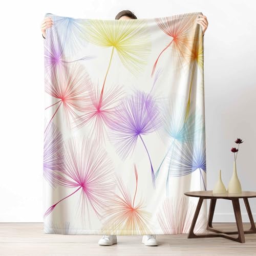 3D Kuscheldecke für Erwachsene Fantasie Einhorn Wohndecke Flauschig als Sofa Deko Mittelalterliche Schloss Tagesdecke Sternenhimmel Stern Fleecedecke Warm für Couch & Sessel, 130x150 cm von LLponhg