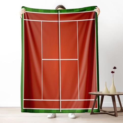 Kuscheldecke, Kuschelige Warme Platzlinienkomposition Decke 220x240 cm, Weiche Netzmuster Terrakotta Wohndecke mit Digitaldruck Terrakotta Decke als Geburtstagsgeschenk von LLponhg
