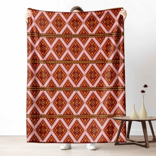 Kuscheldecke Flauschig Aztekenmuster Geometrie Wohndecke für Sofa & Bett Ethnischer Raute Weiche Warme Decke Geometrisch Dreieck Fleecedecke für Kinder & Erwachsene, 70x100 cm Kuscheldecke Flauschig Aztekenmuster Geometrie Wohndecke für Sofa & Bett Ethnischer Raute Weiche Warme Decke Geometrisch Dreieck Fleecedecke für Kinder & Erwachsene, 70x100 cm von LLponhg