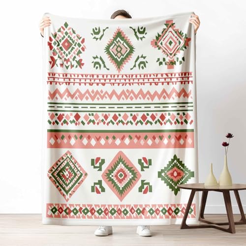 Kuscheldecke Flauschig Bohemian Aztekenmuster Wohndecke für Sofa & Bett Ethnischer Stammes Weiche Warme Decke Folkloristisch Geometrie Fleecedecke für Kinder & Erwachsene, 70x100 cm Kuscheldecke Flauschig Bohemian Aztekenmuster Wohndecke für Sofa & Bett Ethnischer Stammes Weiche Warme Decke Folkloristisch Geometrie Fleecedecke für Kinder & Erwachsene, 70x100 cm von LLponhg