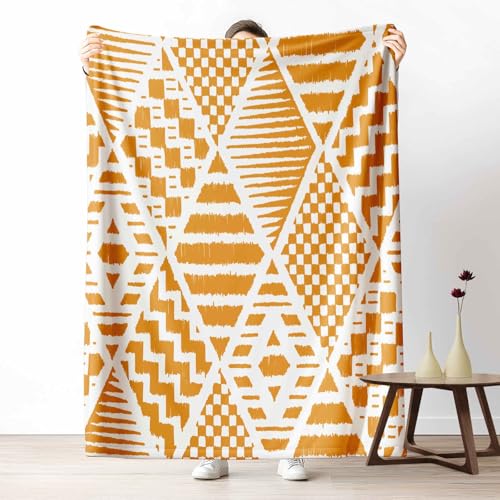 Kuscheldecke Flauschig Ethnischer Stil Geometrisch Wohndecke für Sofa & Bett Aztekenmuster Raute Weiche Warme Decke Bohemian Dreieck Fleecedecke für Kinder & Erwachsene, 70x100 cm Kuscheldecke Flauschig Ethnischer Stil Geometrisch Wohndecke für Sofa & Bett Aztekenmuster Raute Weiche Warme Decke Bohemian Dreieck Fleecedecke für Kinder & Erwachsene, 70x100 cm von LLponhg