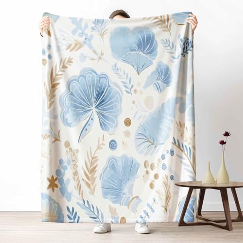 LLponhg Kinder Kuscheldecke Blumenpflanzen Geblümt Fleecedecke Bunt & Flauschig, Weiche Botanisch Blatt Sofadecke Pflanzen Pflanze Wohndecke als Geschenk für Jungen Mädchen 200x220 cm von LLponhg
